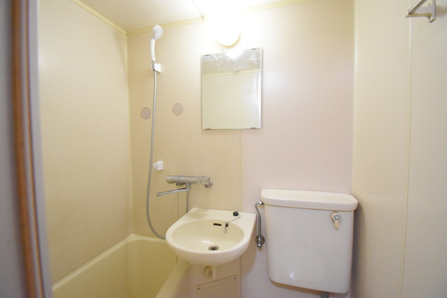 明るい洗面所です