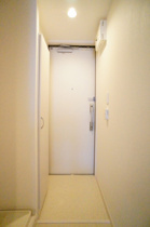 落ち着いた玄関です