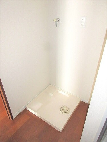 みなとみらいミッドスクエア　ザ・タワーレジデンスの設備|室内洗濯機置場　※2023年10月撮影