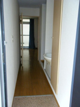 玄関からの眺めです。