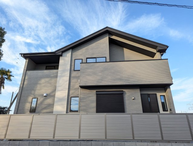 水戸市河和田12期の外観|正面から見た外観です、スタイリッシュで自慢したくなる外観です。