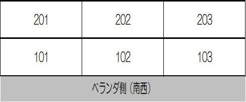 ローズアパート(Q-057)の区画図