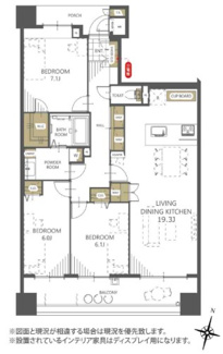 【間取り】 | マリンフォートサンライトウイング