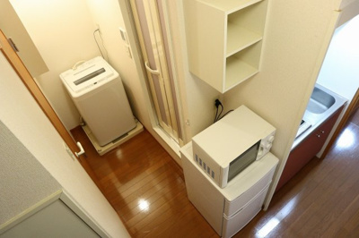 【その他】 | レオパレスＭｉｌｋｙｗａｙ | 全自動洗濯機、２ドア冷蔵庫・レンジ