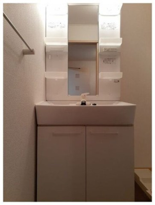 【洗面所】 | スクエアハイツＢ | 使いやすい洗面所です