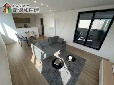 【居間・リビング】 | 新築戸建　神戸市垂水区小束山２丁目