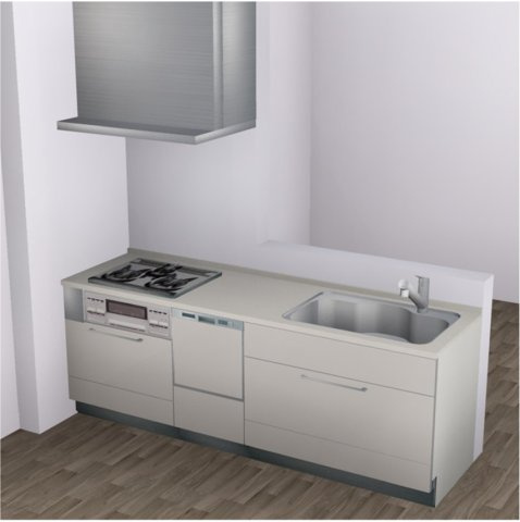 グランドハイツ甲陽園の完成予想図|※キッチンリフォームイメージ画像