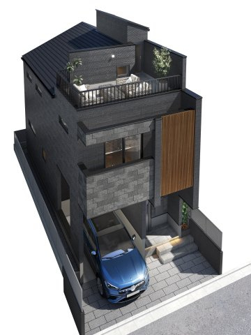 練馬区早宮1丁目 限定1棟の外観パース|「氷川台」駅徒歩7分の快適な立地に誕生します
生活に+αのゆとりを演出するルーフバルコニーつき
イラストは図面を基に起こしたもので実際のものとは多少異なる場合がございます
