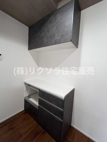 ひらかた北山アミスタ2号棟の収納|カップボード
■物件内覧・資金計画相談・住宅ローン相談、リフォーム相談、お問合せ受付中■
※当日・翌日のご内覧、ご相談はお電話でのお問合せがスムーズです！