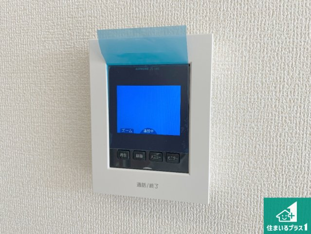 ■神戸市北区道場町日下部　第1期　新築一戸建ての防犯設備|カラーモニターインターホン！声だけでなく来訪者の姿や顔がモニターで確認できるので、小さなお子様がいらっしゃるご家庭でも安心できます！