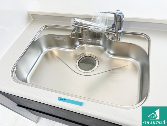 ■神戸市北区道場町日下部　第1期　新築一戸建ての設備|広々としたシンクで食器洗いも楽々！
