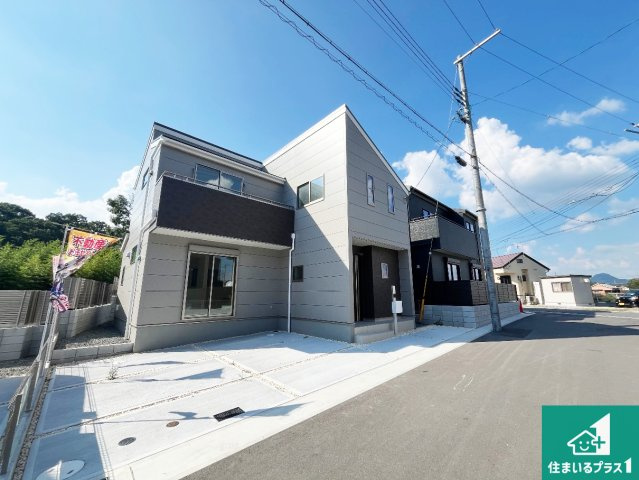 ■神戸市北区道場町日下部　第1期　新築一戸建ての前面道路含む現地写真|車通りの少ない前面道路！お子様がいらっしゃるご家族でも安心！