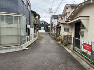 【前面道路含む現地写真】 | 大津市南志賀4丁目11-13　売土地