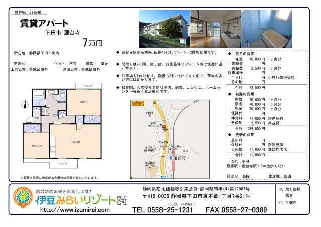 S1754R　蓮台寺コーポのその他