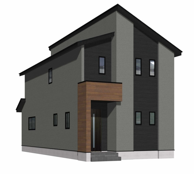 八幡西区大浦1丁目2期の外観パース