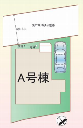 【区画図】 | 【仲介手数料０円】相模原市南区東大沼3丁目　新築一戸建て | 相模原市南区東大沼3丁目　新築一戸建て