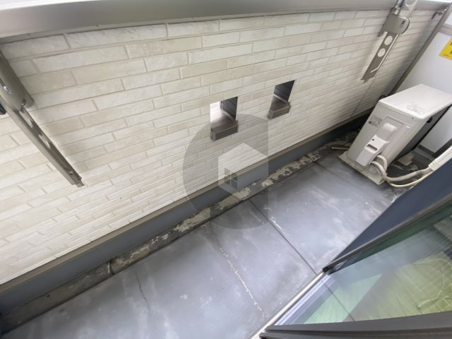 エムズコート吉田のバルコニー