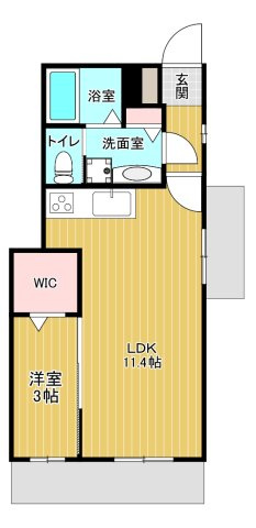 ルナ大久保駅前の間取り