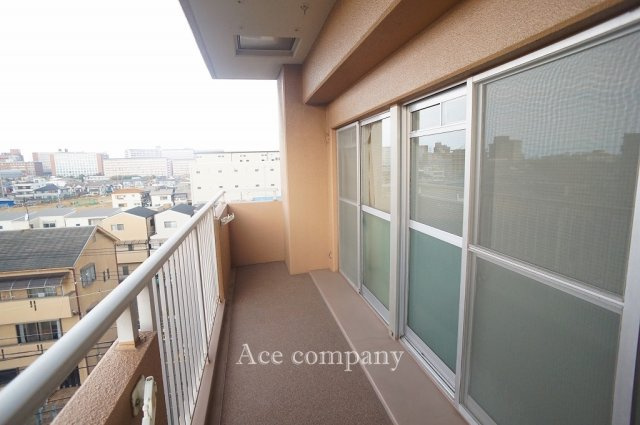 【バルコニー】 | ハイマート弥刀弐番館 | 西向きのバルコニーです☆