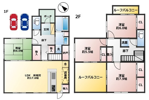 【間取り】 | 印西市大塚３丁目戸建
