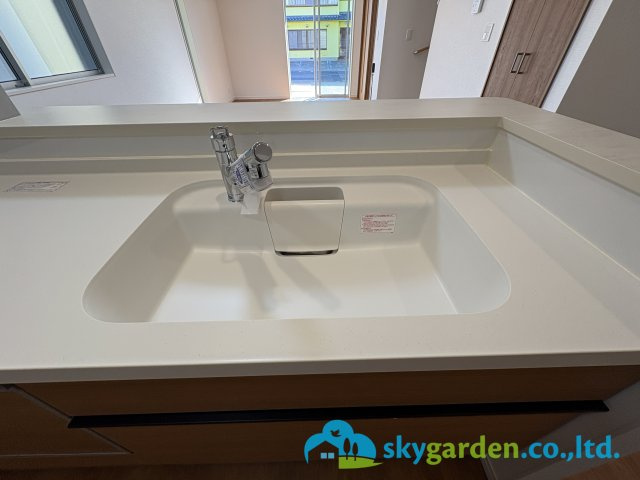 茅ヶ崎市香川4丁目　新築戸建　全3棟3号棟のキッチン|キッチンシンク