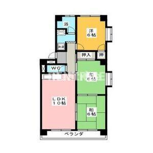 マンション忠徳の間取り