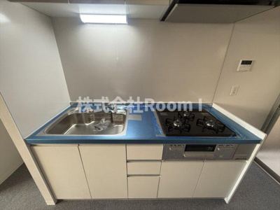 【キッチン】 | 中浜3丁目貸家 | 使いやすいキッチン新品入替済