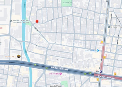 【地図】 | 中浜3丁目貸家