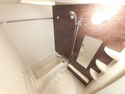 【浴室】 | リメインズ　めぐみ | 落ち着いた空間のお風呂です