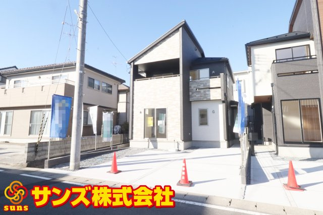 郡山市大槻町字針生　　　1号棟　　　開成小学校、郡山１中学区の外観|南側から見た外観