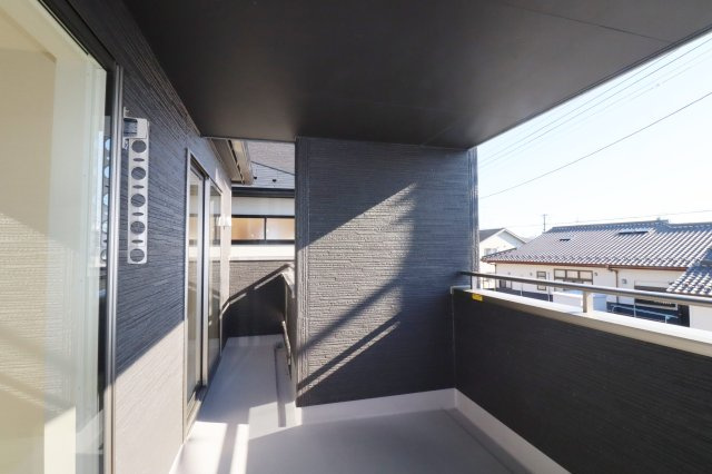 郡山市大槻町字針生　　　1号棟　　　開成小学校、郡山１中学区のバルコニー