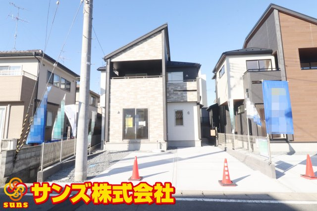 郡山市大槻町字針生　　　1号棟　　　開成小学校、郡山１中学区の区画図