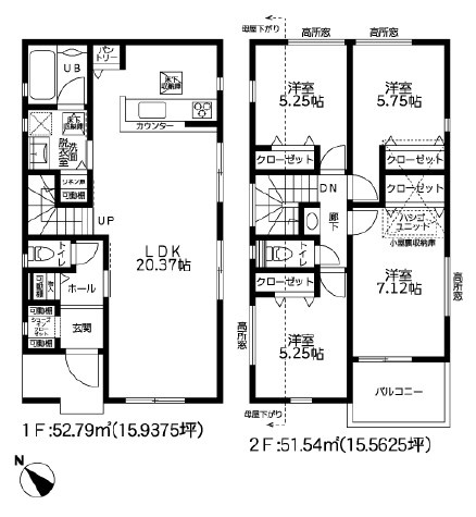 【間取り】 | 茅ヶ崎市甘沼3期　新築戸建　全４棟 | 3号棟