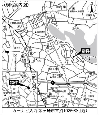 【地図】 | 茅ヶ崎市甘沼3期　新築戸建　全４棟
