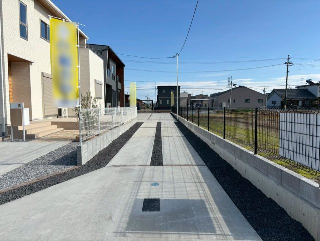 【商談中】新築戸建　瑞穂市別府第2　全2区画分譲の前面道路含む現地写真|■前面道路　■ヤマダ不動産　株式会社リライフ　
■夢のマイホーム購入をフルサポートします！