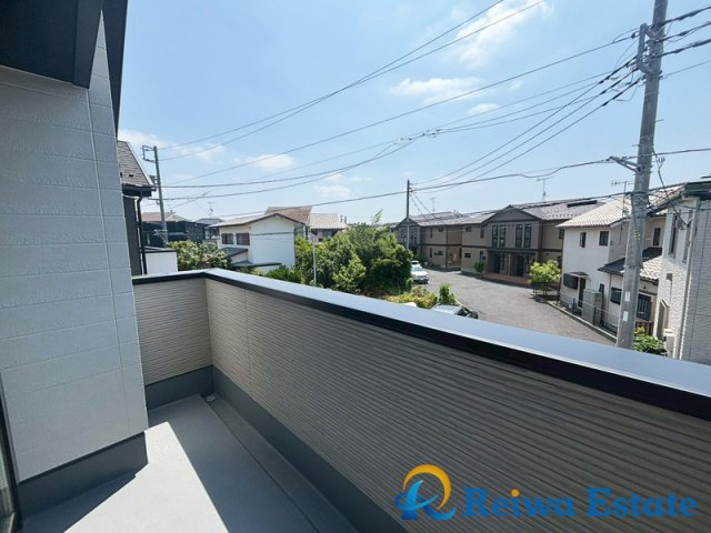 新築戸建　茅ヶ崎市東海岸北5丁目のバルコニー|良く乾く南向きのバルコニー