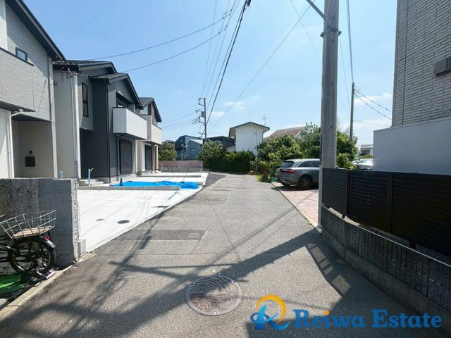 新築戸建　茅ヶ崎市東海岸北5丁目の前面道路含む現地写真|周辺は閑静な住宅街で子育て世帯にオススメです☆彡