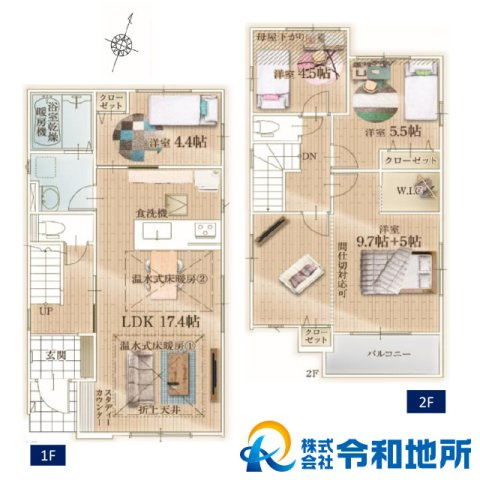 新築戸建　茅ヶ崎市東海岸北5丁目の外観|閑静な住宅地に堂々と佇むスタイリッシュな外観が魅力的なお家。