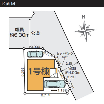 【区画図】 | 昭和区長戸町６丁目新築戸建 | キャンペーン対象物件です♪詳細は弊社ホームページもしくはスタッフまでお気軽にお問合せ下さいませ♪ お役に立てる自信があります♪