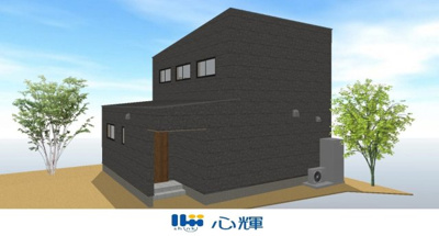 【外観パース】 | 心輝ホーム／宇部市中村3丁目 新築建売／4LDK・2階建 | 2026年3月完成予定！完成予想図です。