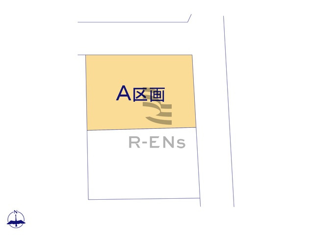【区画図】 | 練馬区桜台６丁目　売地　A区画 | 教育施設も徒歩10分圏内に充実の子育てしやすいエリアです