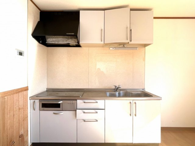 住吉　売中古住宅のキッチン|現況販売のため現況有姿でのお引渡しになります。キッチンについてはお引渡し前に漏水点検を行います。