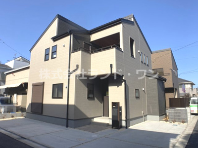 【外観】 | 所沢市上新井2丁目　全5棟 2号棟 | （2号棟）西武池袋線「西所沢」駅徒歩14分・「小手指」駅徒歩21分！子育て世代に嬉しい小学校、スーパー、コンビニなどが徒歩10分圏内にあります♪