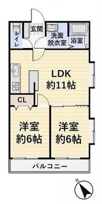 【間取り】 | ロイヤルガーデン上福岡