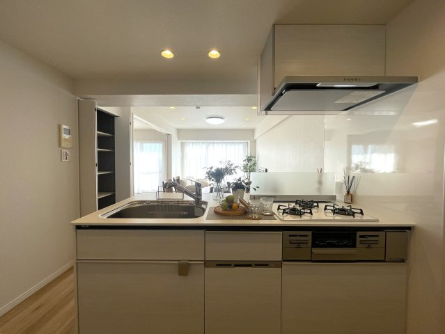 陽当たり？眺望？コレでダメならどうすりゃいいの！？な、最上階の『コスモ横浜和田町ヒルズ』リノベーションのキッチン|きれいなキッチンです