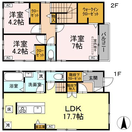 IORI Ⅴ棟の間取り