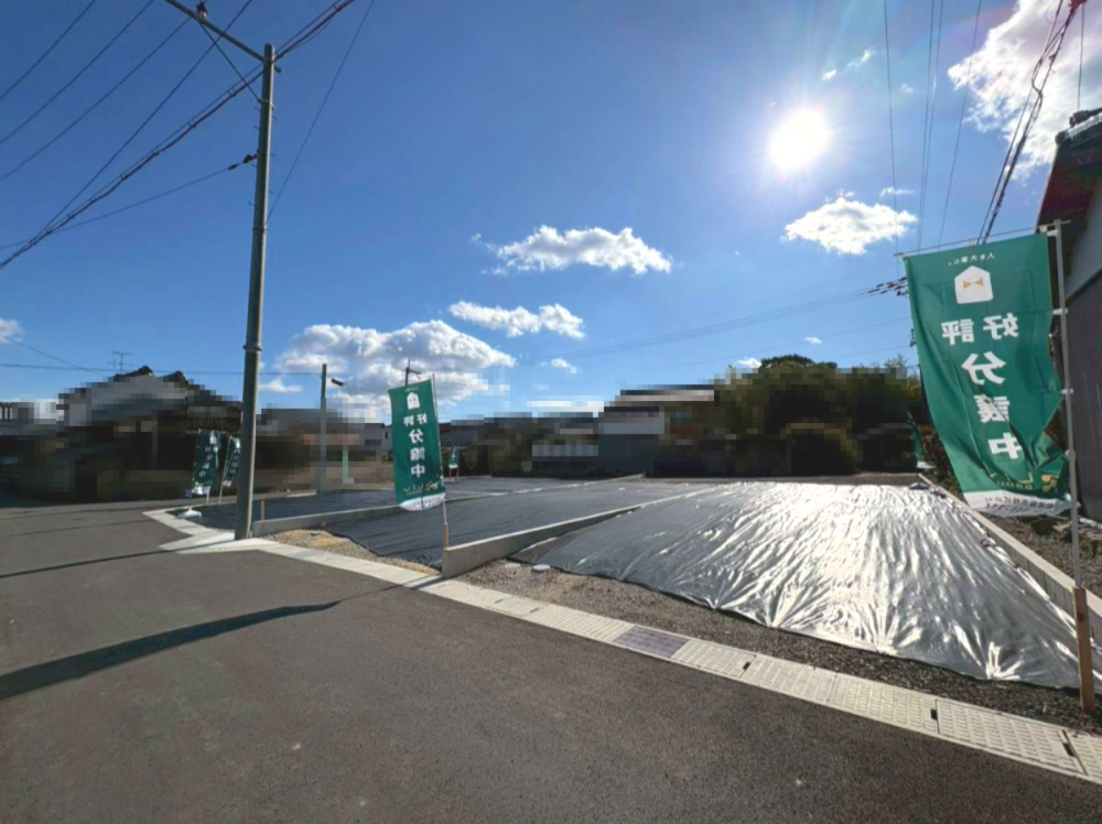 【商談中】長岡京市井ノ内南内畑の前面道路含む現地写真|教育施設も徒歩圏内に充実しております。