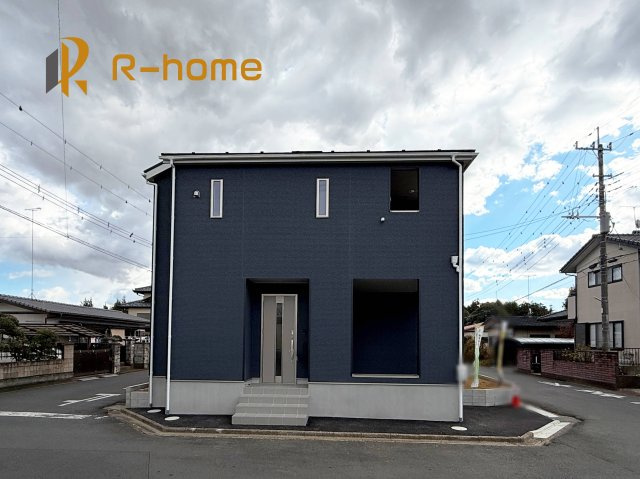 笠間市旭町第6　新築戸建て　1号棟の外観|建物完成いたしました！ご予約で『平日』や『夕方』などでもご見学可能です！