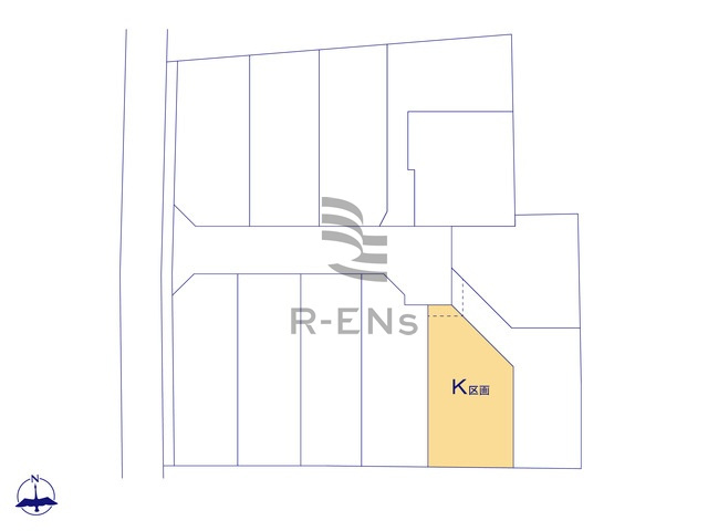 【区画図】 | 西東京市中町１丁目　売地　K区画 | 全12区画の新しい街の誕生です