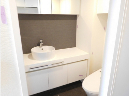 パークフラッツ中目黒　ペット相談　角部屋　ロフト　南向きの洗面所